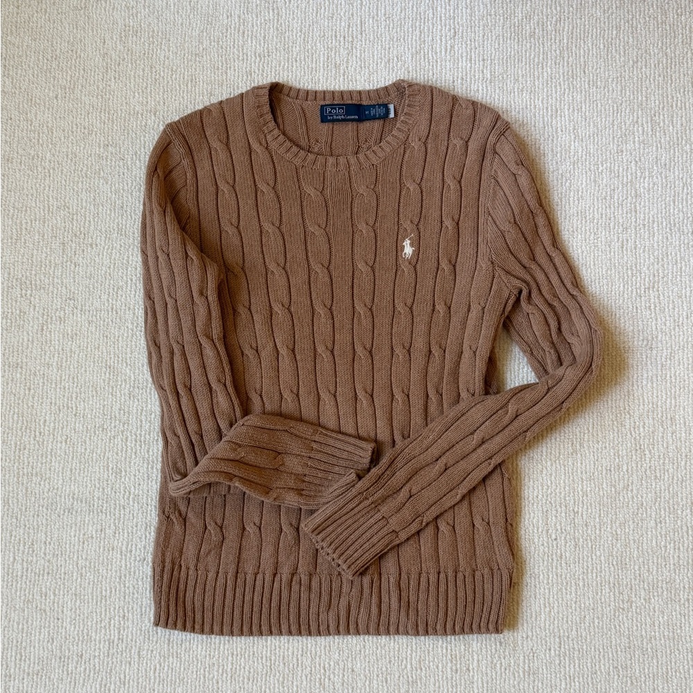 Ralph Lauren Cable-Knit Crewneck Sweater